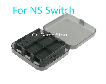 10 шт. для игровых карт Nintend Switch NS Switch 24 в 1, игровая карта, прозрачный черный ящик для хранения, футляр для игровых карт, Держатель для карт