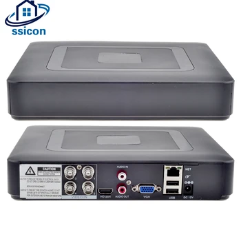 CCTV MINI AHD DVR 4CH 5M-N 5 В 1 С выходом VGA HDMI, цифровой Видеомагнитофон безопасности, Гибридный видеорегистратор для IP-камер видеонаблюдения
